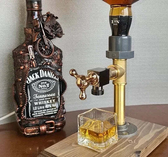 Sleek Whiskey Storage