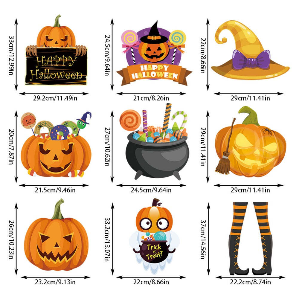 Doormort Halloween Door Hanging Set – 3/10pc