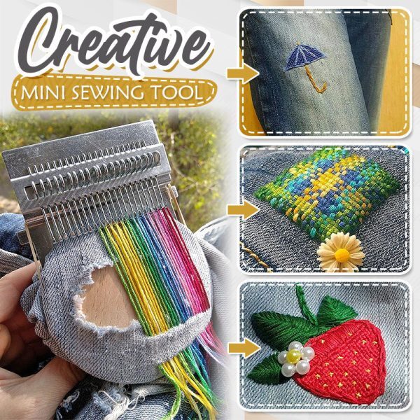 1+1 FREE |Mini DIY Needle and Thread Weaving Tool